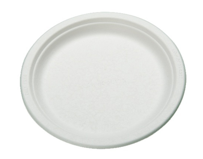 Plato Redondo Caña De Azucar Ø26cm. (C/500uds/B50uds) · 500 unidades · VasoMadrid