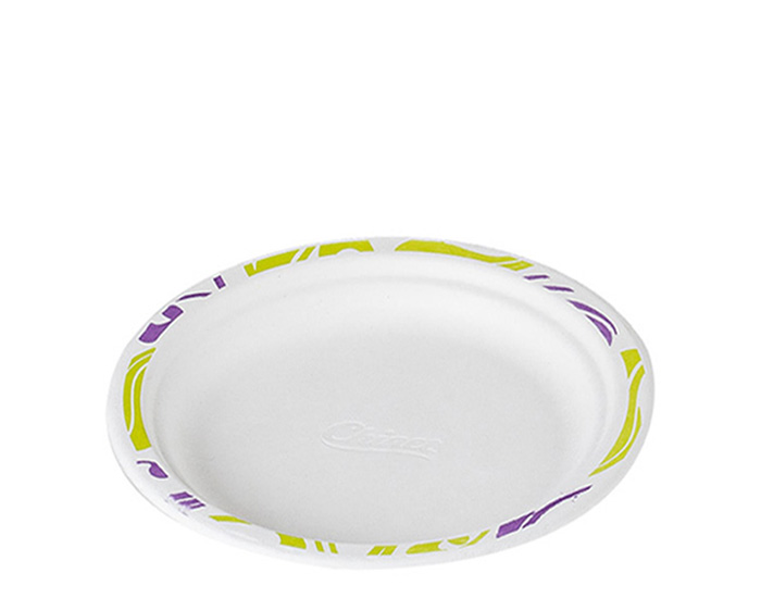 Plato Redondo Caña De Azucar Cenefa Chinet Ø17cm. (C/1400uds B/175uds) · 1400 unidades · VasoMadrid