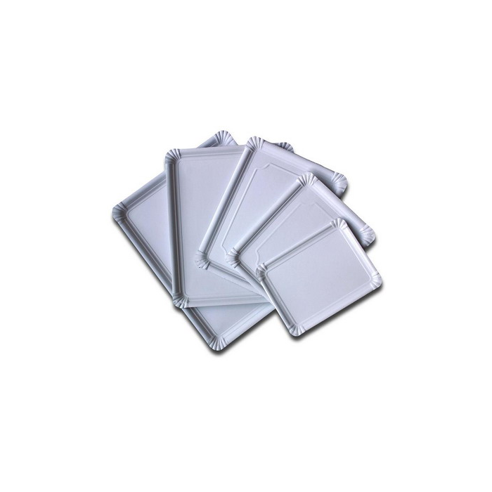 Bandeja Carton Blanco 25x34cm. (C/300uds B/50uds) - Nº10 - · 300 unidades · VasoMadrid