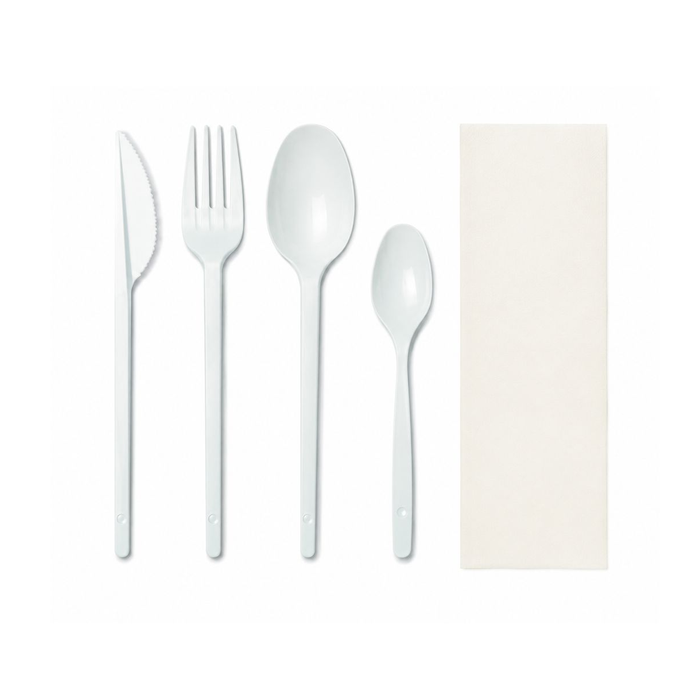 Set Cuchara-Cucharita-Cuchillo-Tenedor-Servilleta - REUTILIZABLE(C/250uds) · 250 unidades · VasoMadrid