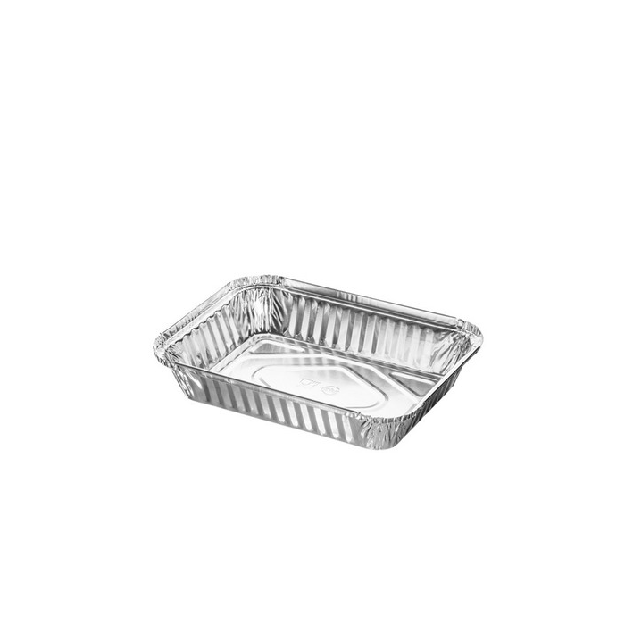 Envase Aluminio Rectangular 19,5x14,4x3,1cm. 650cc. (C/800uds B/100uds) · 800 unidades · VasoMadrid