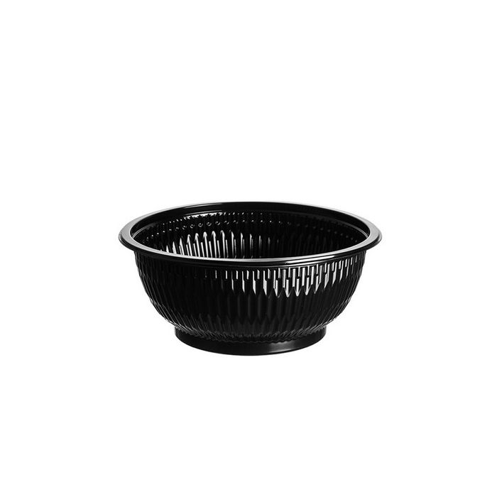 Bol Ensalada Pet. Negro 1000cc. Ø18cm. (C/300uds B/50uds) · 300 unidades · VasoMadrid