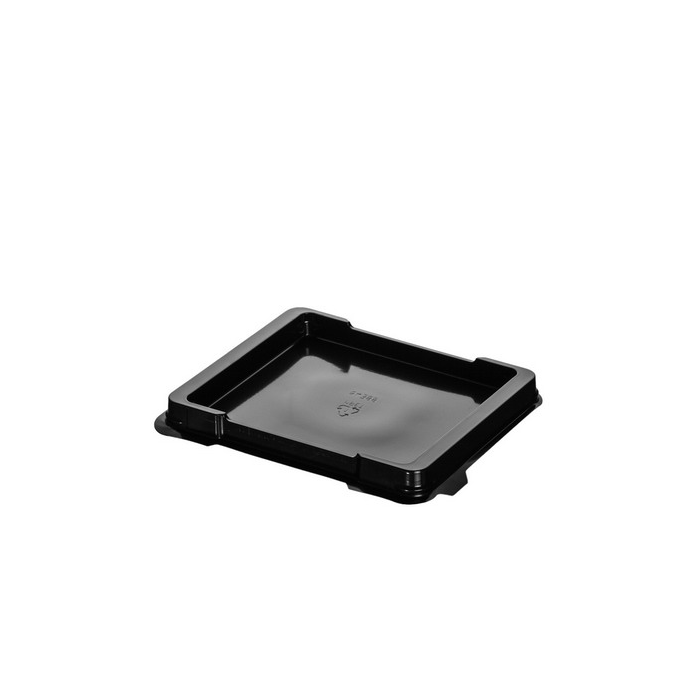 Barqueta Negra Pet. 12x14,5x1,3cm. (C/700uds) · 700 unidades · VasoMadrid