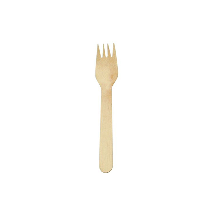 Tenedor Madera 15,5cm. (C/1000uds B/100uds) · 1000 unidades · VasoMadrid