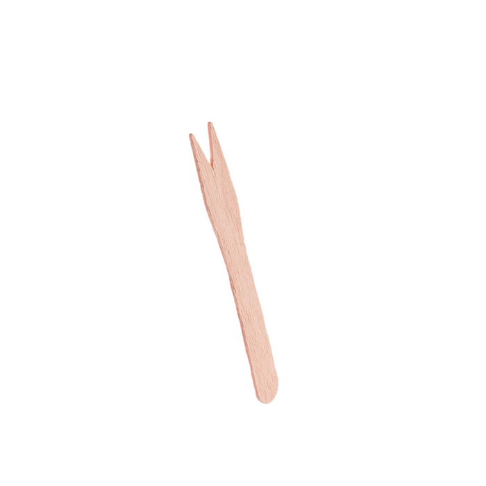 Tenedor Madera Patatas Fritas 9,5cm. (C/6000uds B/1000uds) · 6000 unidades · VasoMadrid