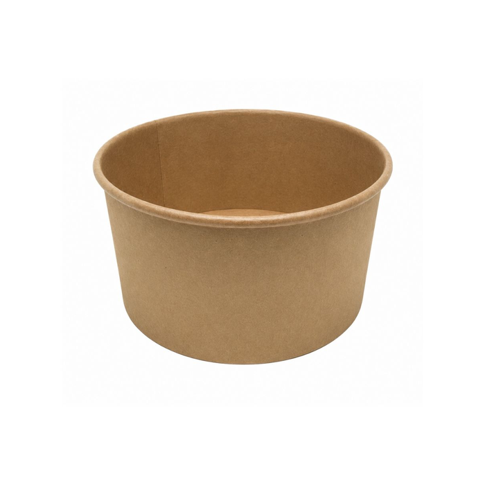 Bol Ensalada Carton Kraft Ø14,5cm. 750cc. 26oz. (C/500uds B/50uds) · 500 unidades · VasoMadrid