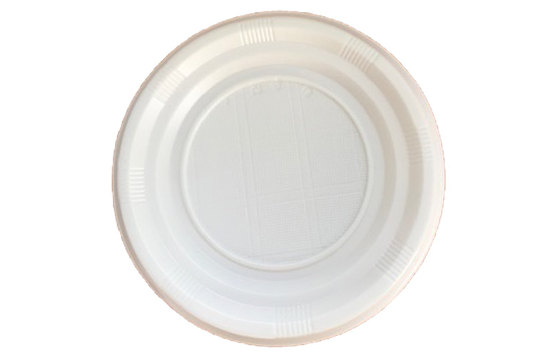 Plato Fruta Blanco Ø17cm. Reutilizable (C/1250uds B/25uds) · 1250 unidades · VasoMadrid
