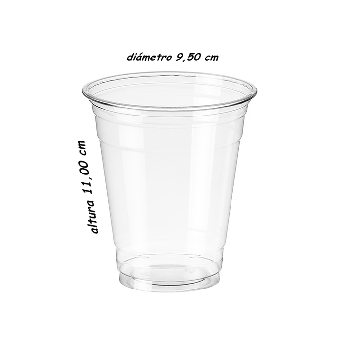 Vaso Pet. 12oz. 350ml. Economico (C/1000uds B/50uds) · 1000 unidades · VasoMadrid