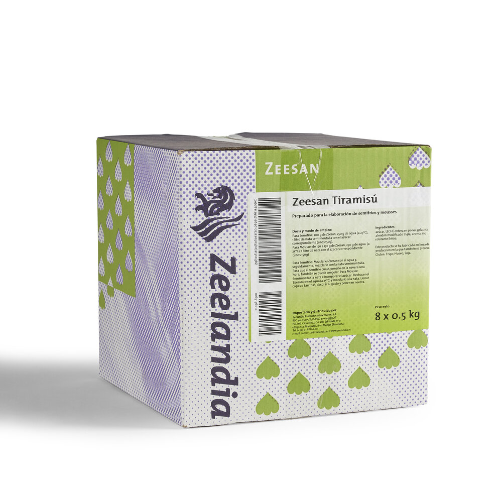 Zeesan Tiramisú 4,0kg · 4 unidades · Zeelandia