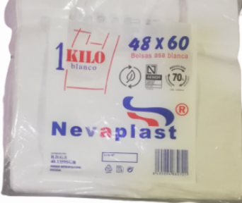 Bolsa Asa 48x60 G-200 Reutilizable 70% Reciclado · paquete de 1 kg · Sierra Nevada