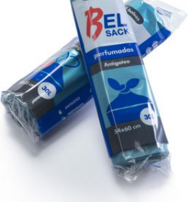 Bolsa Basura Autocierre 55x60 Azul Perfumada · rollo de 15 · Sierra Nevada