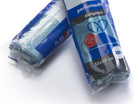Bolsa Basura Autocierre 55x55 Azul Perfumada · rollo de 15 · Sierra Nevada