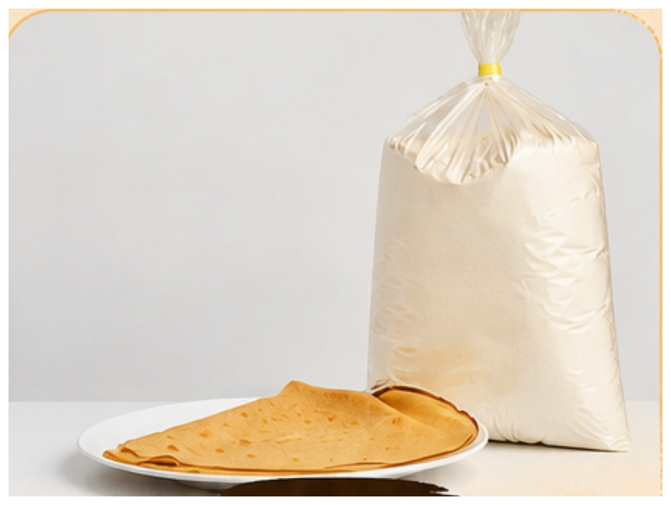 Mix de crepes · caja 10 kg (bolsas de medio kilo) · Gofres Chacha