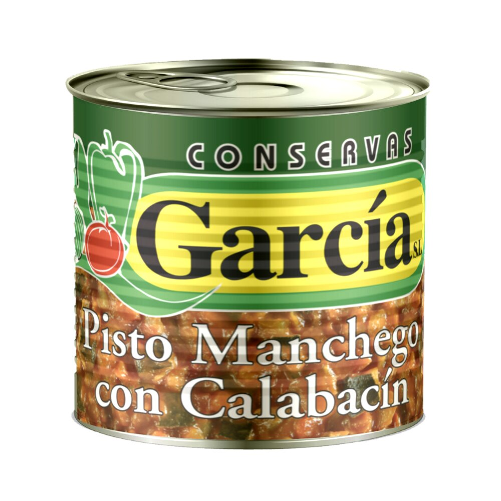 Pisto Manchego C/Calabacín García · caja de 3 latas de 3 kg · 3 unidades · Conservas García