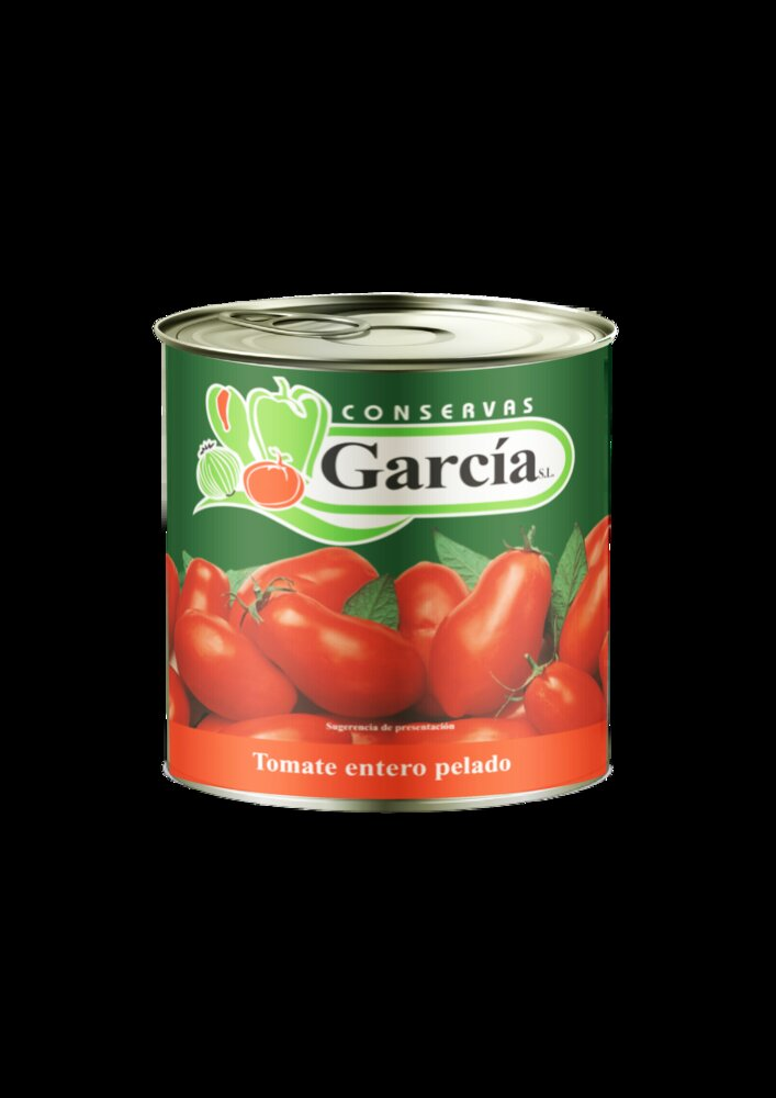 Tomate Entero Extra García · caja de 3 latas de 5 kg · 3 unidades · Conservas García