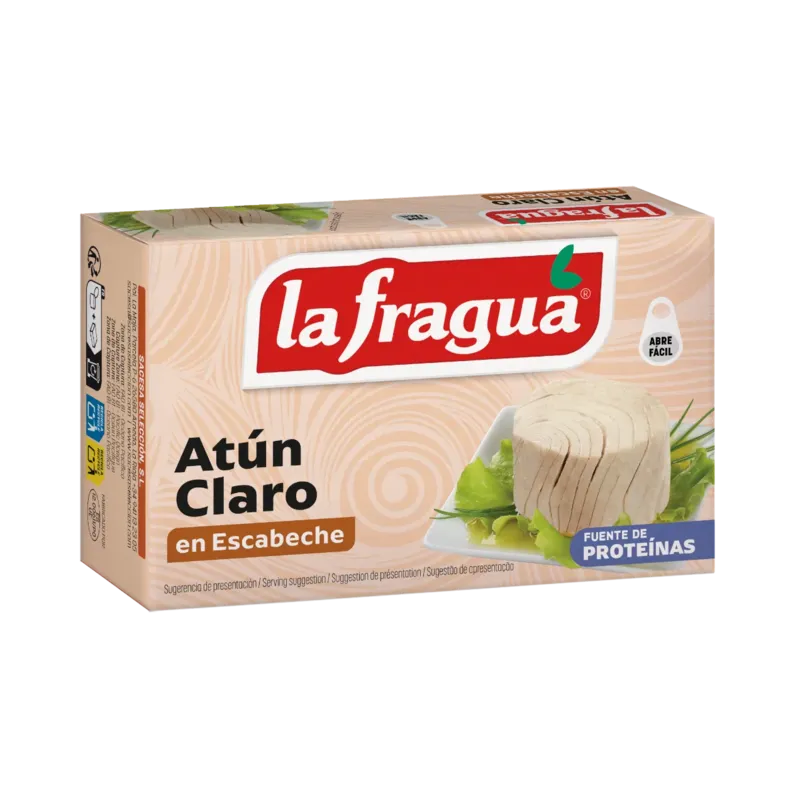Atún Claro en Escabeche Lata OL-120 (Thunnus albacares) - F.A. · 25 unidades · La Fragua