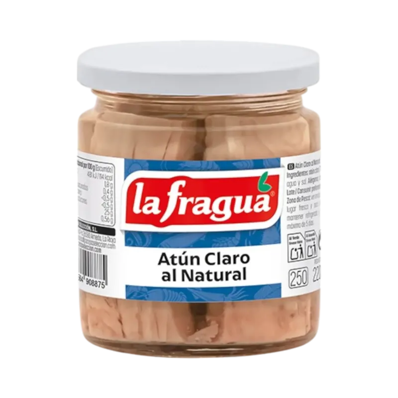 Atún Claro al Natural Tarro-250 (Thunnus albacares) · 12 unidades · La Fragua