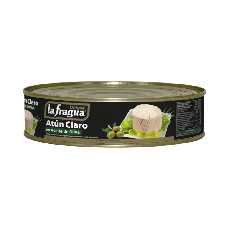 Atún Claro en Oliva Lata RO-1800 (Thunnus albacares) (100% Tronco) · 6 unidades · La Fragua