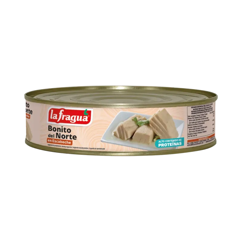 Bonito del Norte en Escabeche Lata RO-1800 (Thunnus alalunga) (100% Tronco) · 6 unidades · La Fragua