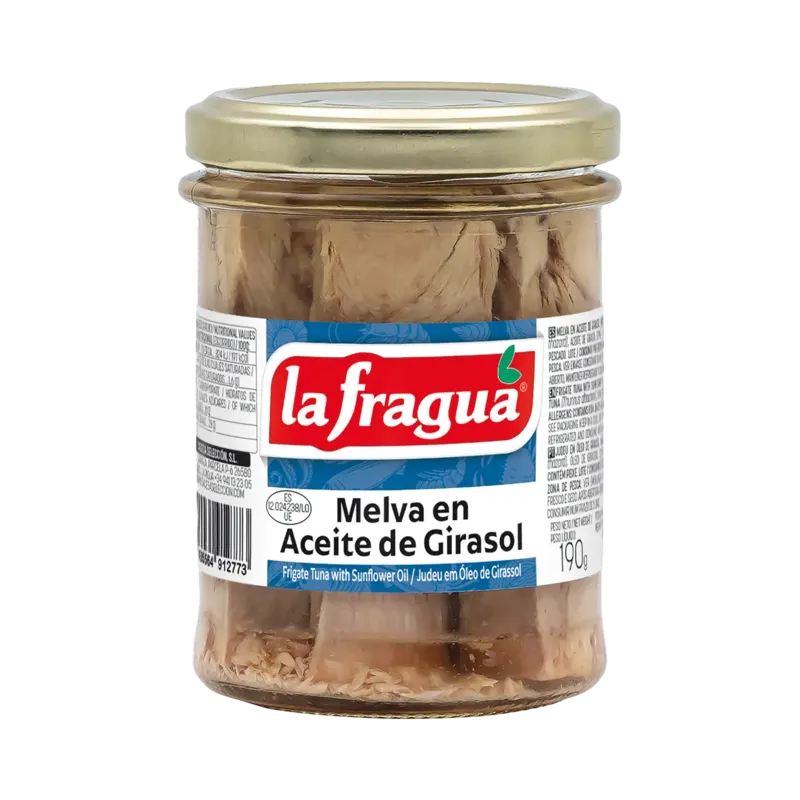 Melva en Girasol Tarro-212 (Auxis thazard) · 12 unidades · La Fragua