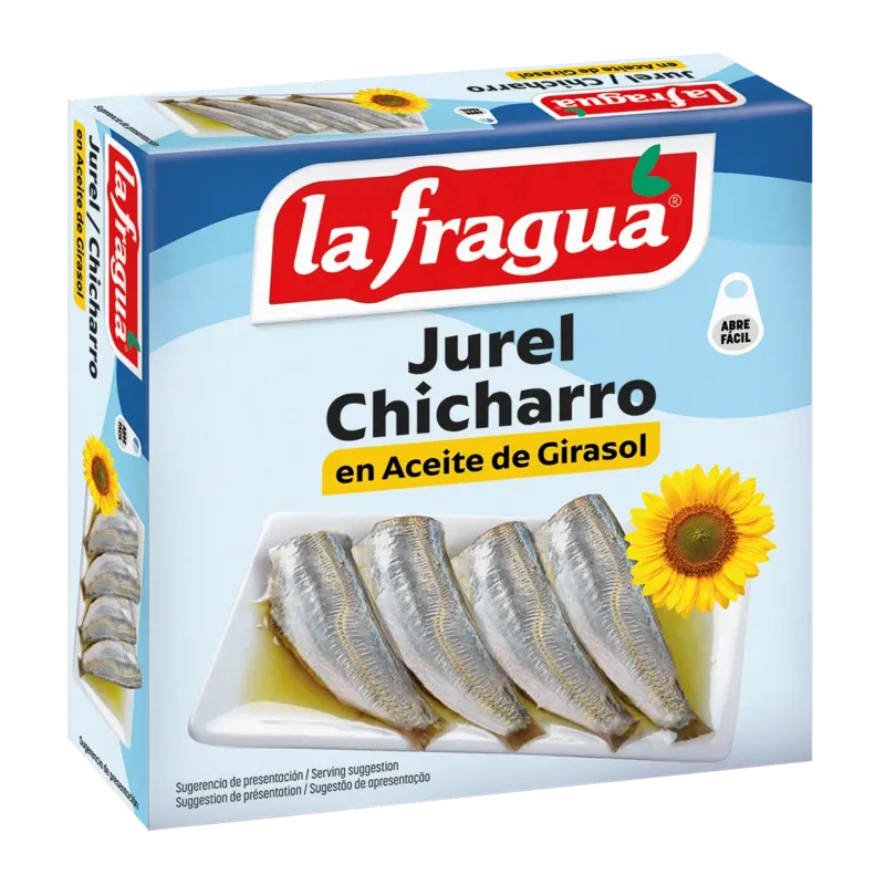 Jurel-Chicharro 6-10 en Girasol Lata RO-280 (Trachurus trachurus) - · 24 unidades · La Fragua