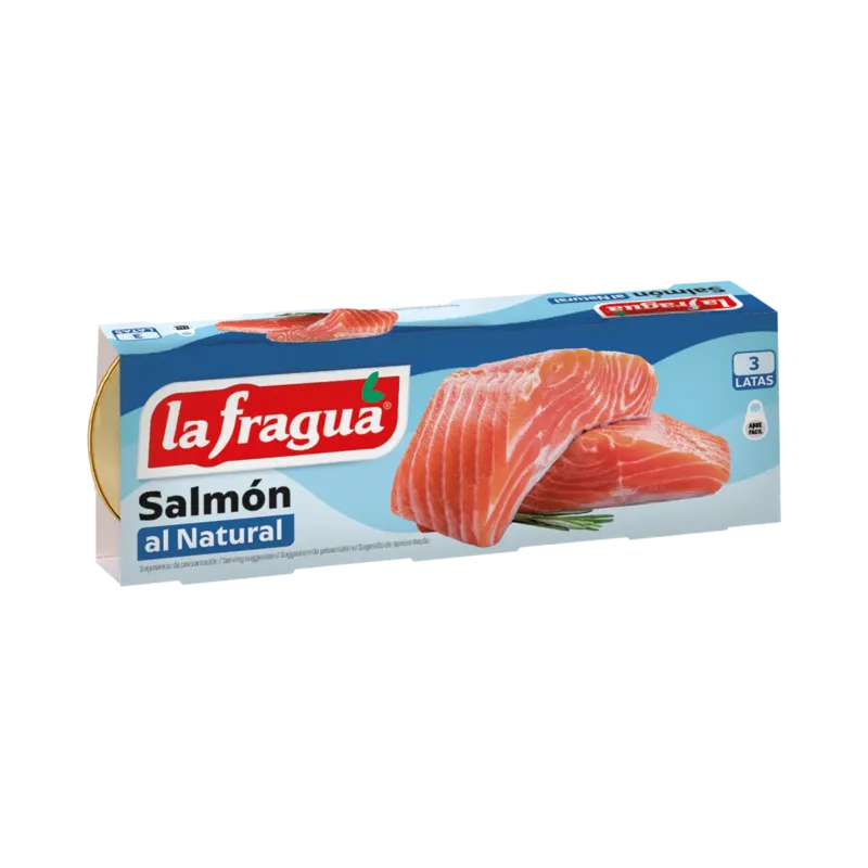 Salmón al Natural Lata RO-85 Pack-3 (Salmo salar) - F.A. · 16 unidades · La Fragua