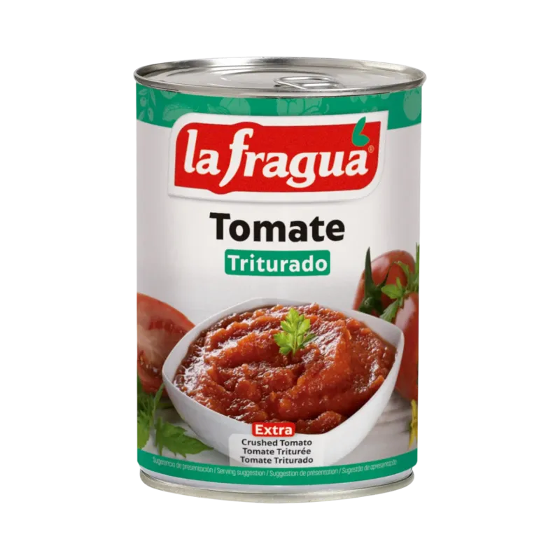 Tomate Triturado Extra Lata 1/2 kg F.A. - Apilable ºBrix 5-7 · 12 unidades · La Fragua