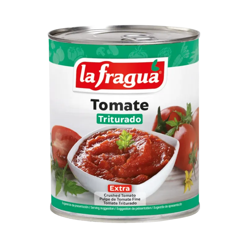 Tomate Triturado Extra Lata 1 kg F.A. - Apilable ºBrix 5-7 · 12 unidades · La Fragua