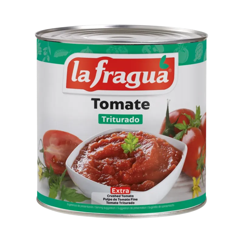 Tomate Triturado Extra Lata 3 kg ºBrix > 4,5 · 6 unidades · La Fragua