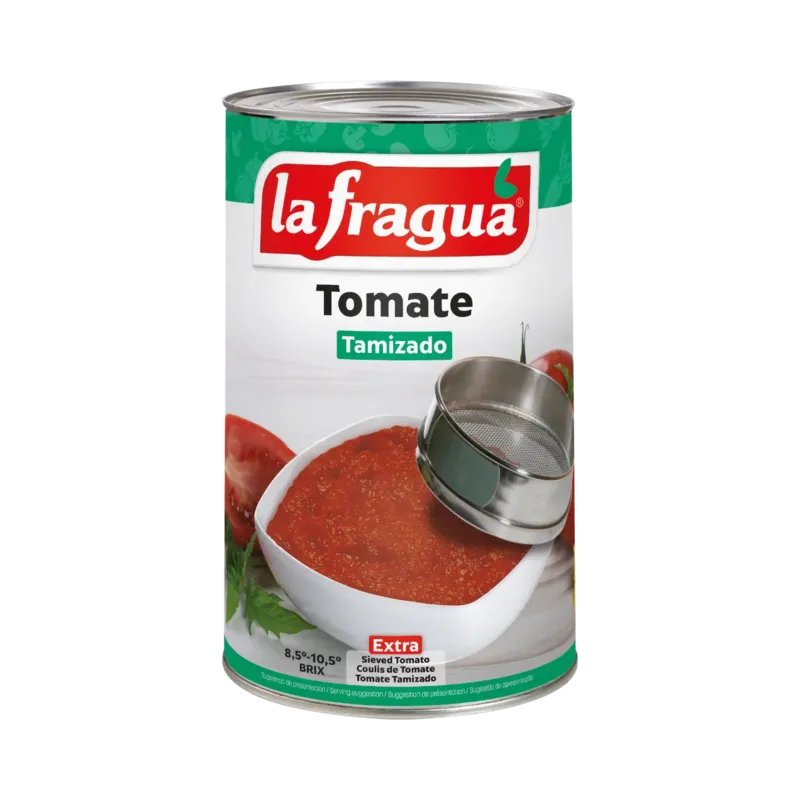 Tomate Tamizado Extra Lata 5 kg ºBrix 8,5 - 10,5 · 3 unidades · La Fragua