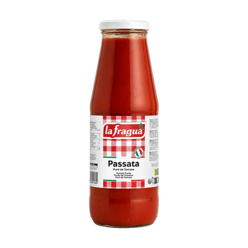 Puré de Tomate (Passata) Botella 720 · 12 unidades · La Fragua
