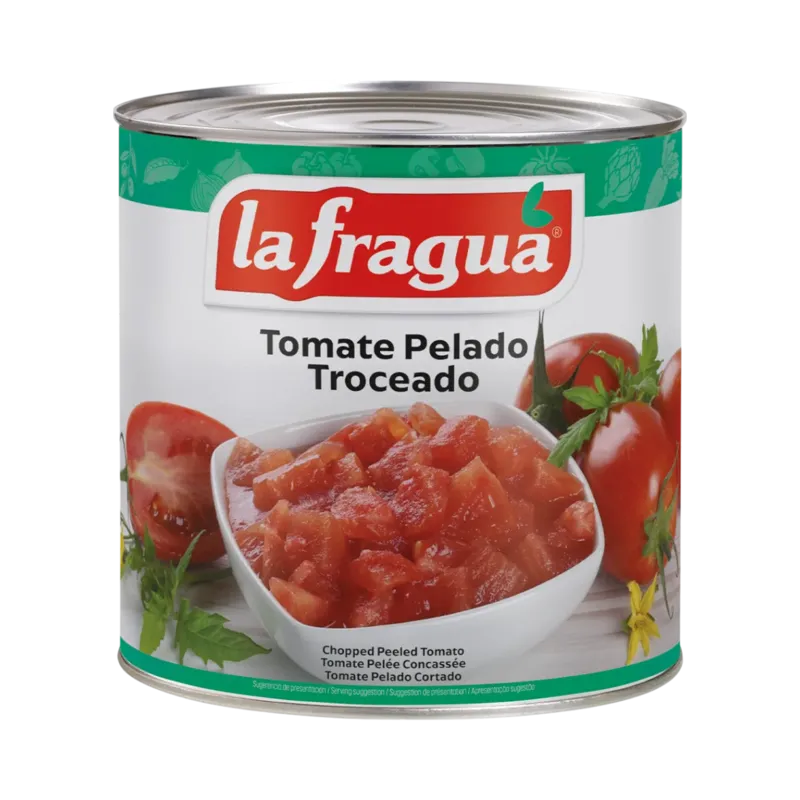 Tomate Troceado (Dados) I Lata 3 kg ºBrix > 4,5 · 6 unidades · La Fragua