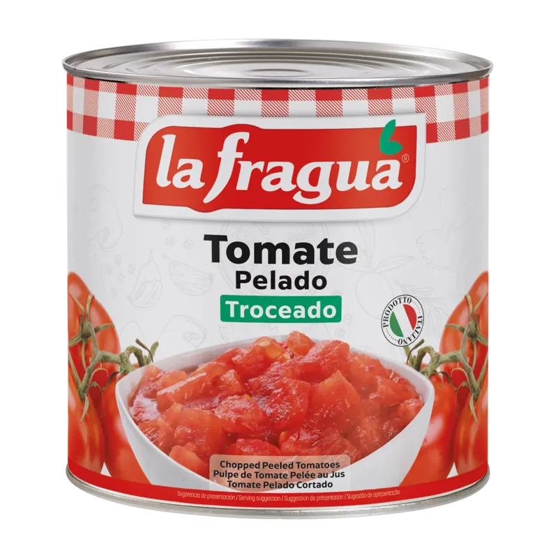 Tomate Troceado (Dados) I Lata 3 kg · 6 unidades · La Fragua