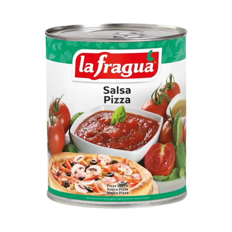 Salsa Pizza Lata 1 kg ºBrix > 8,5 · 12 unidades · La Fragua