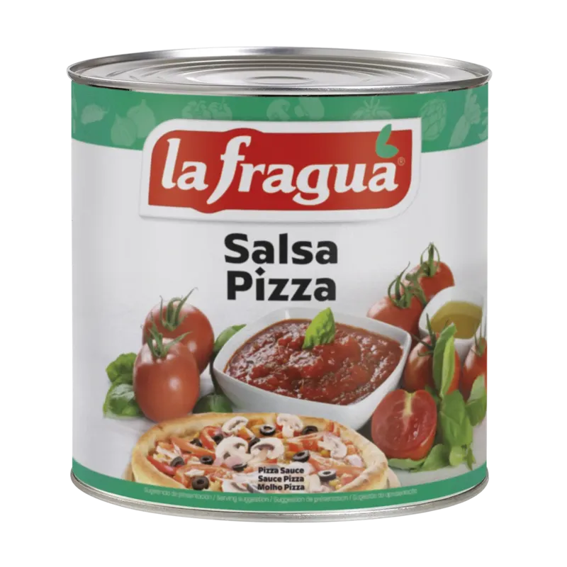 Salsa Pizza Lata 3 kg ºBrix > 8,5 · 6 unidades · La Fragua
