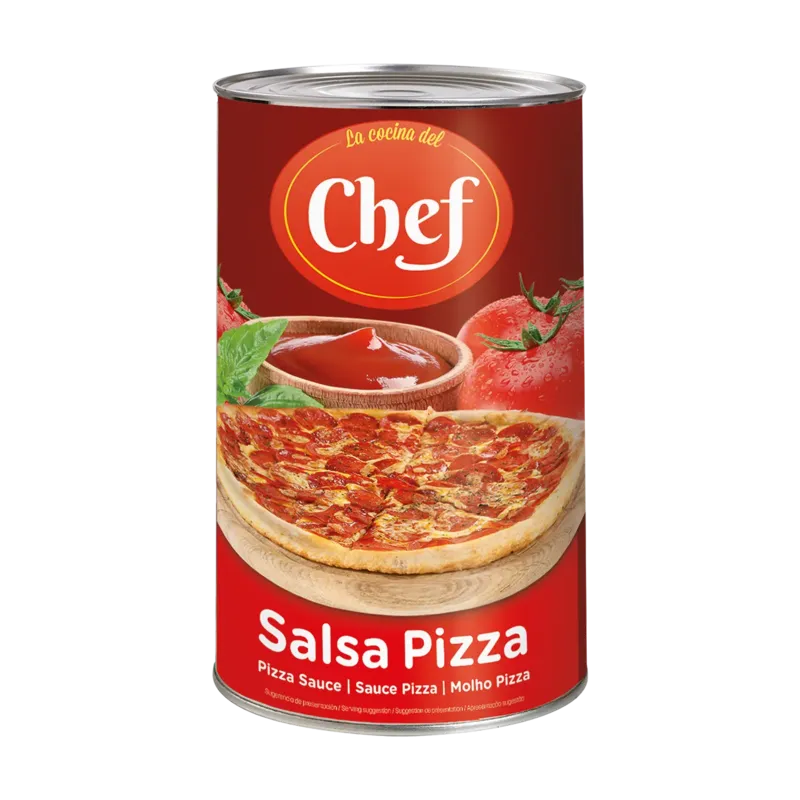 Salsa Pizza Lata 5 kg ºBrix > 8,5 · 3 unidades · La Fragua