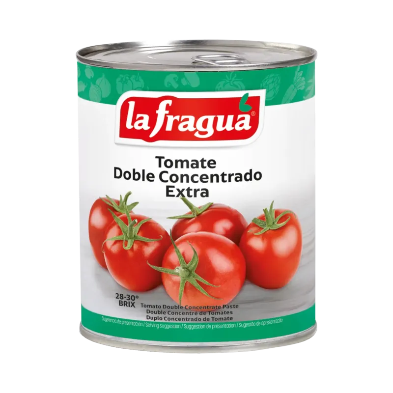Tomate Doble Concentrado (50%) Extra Lata 1 kg F.A. ºBrix 28-30 · 12 unidades · La Fragua