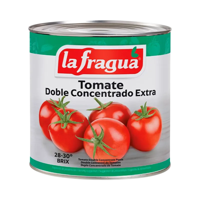 Tomate Doble Concentrado (50%) Extra Lata 2,5 kg ºBrix 28-30 · 6 unidades · La Fragua