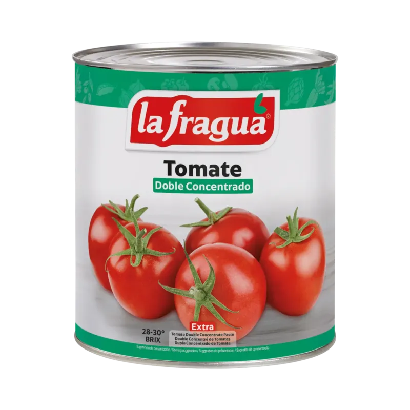 Tomate Doble Concentrado (50%) Extra Lata 3 kg (A10) ºBrix 28-30 · 6 unidades · La Fragua