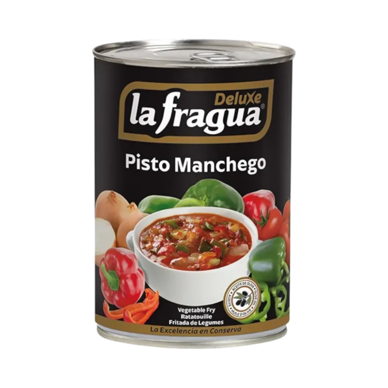Pisto Lata 1/2 kg F.A. - Apilable · 12 unidades · La Fragua