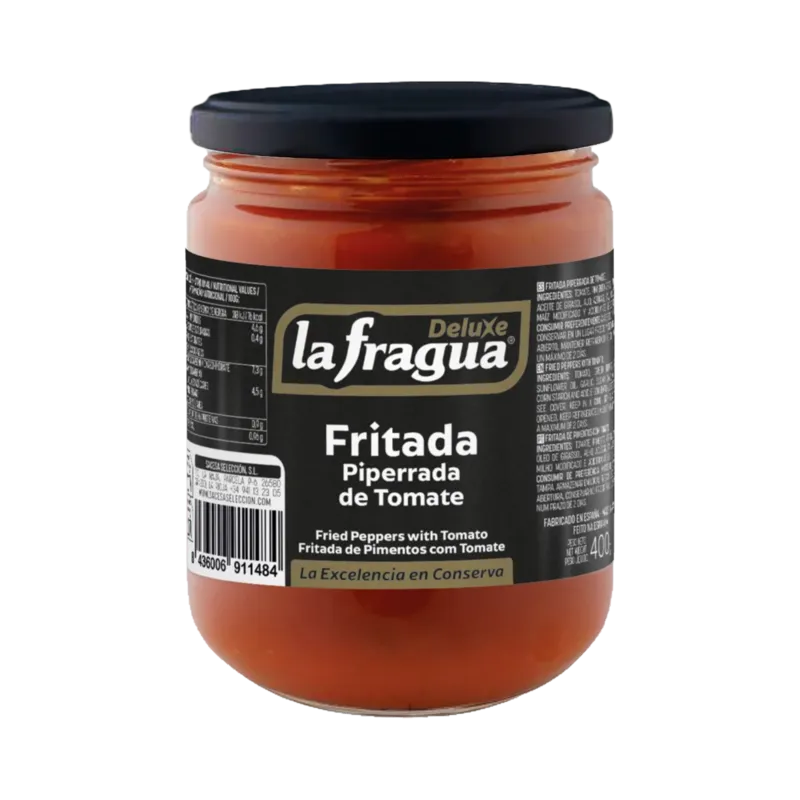 Fritada-Piperrada Tarro-445 (Pimiento con Tomate) · 12 unidades · La Fragua