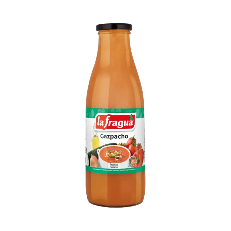 Gazpacho Botella 750 ml · 6 unidades · La Fragua