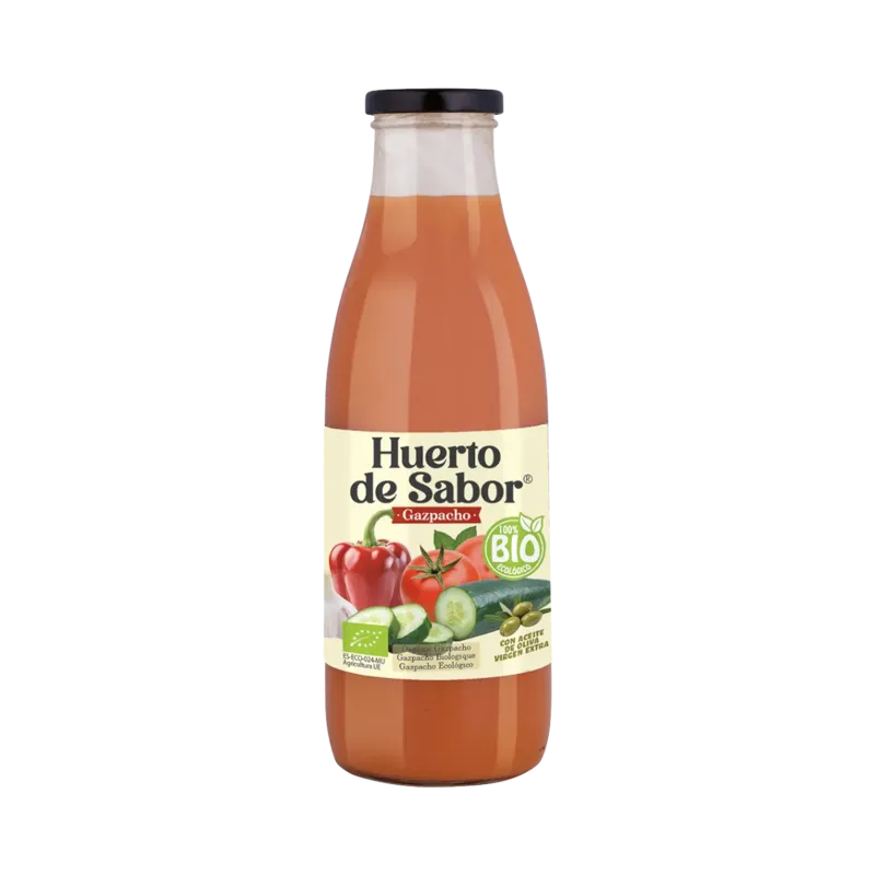Gazpacho Andaluz BIO Botella 750 ml · 12 unidades · La Fragua