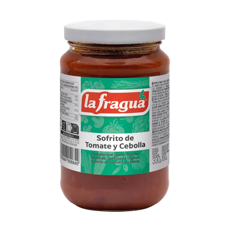 Sofrito de Tomate y Cebolla Tarro-370 · 12 unidades · La Fragua