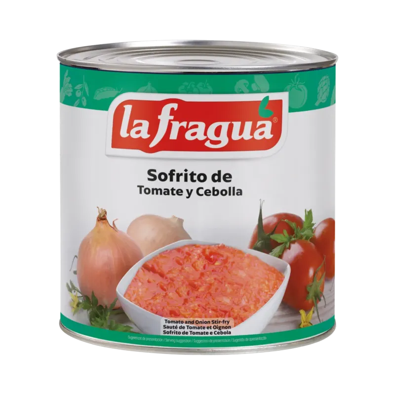 Sofrito de Tomate y Cebolla Lata 3 kg · 6 unidades · La Fragua