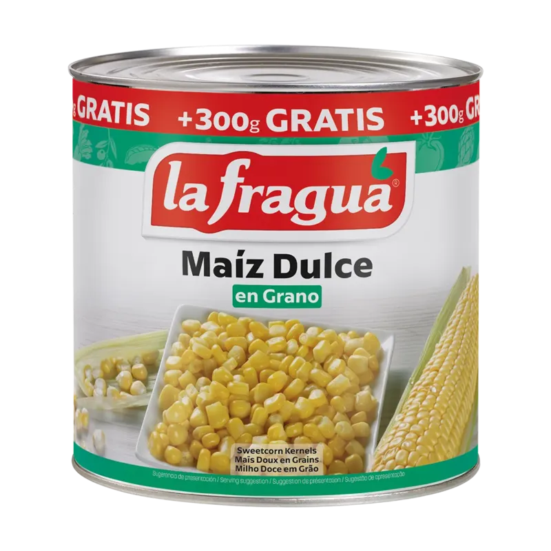 Maíz Dulce en Grano Lata 3 kg · 6 unidades · La Fragua
