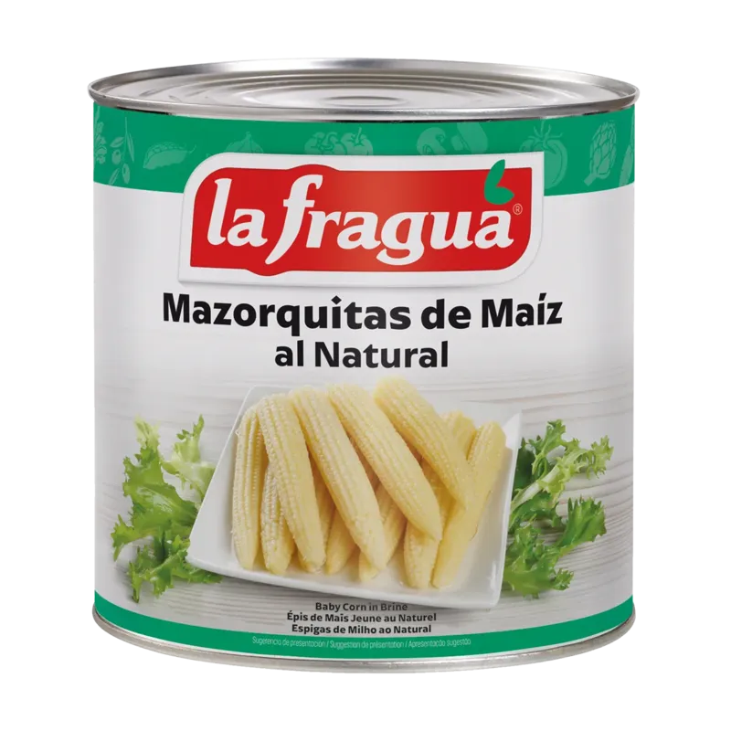 Mazorquitas de Maíz Lata 3 kg (A10) · 6 unidades · La Fragua