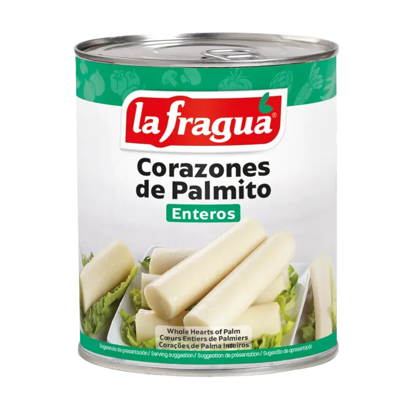 Palmito Entero Lata 1 kg · 12 unidades · La Fragua