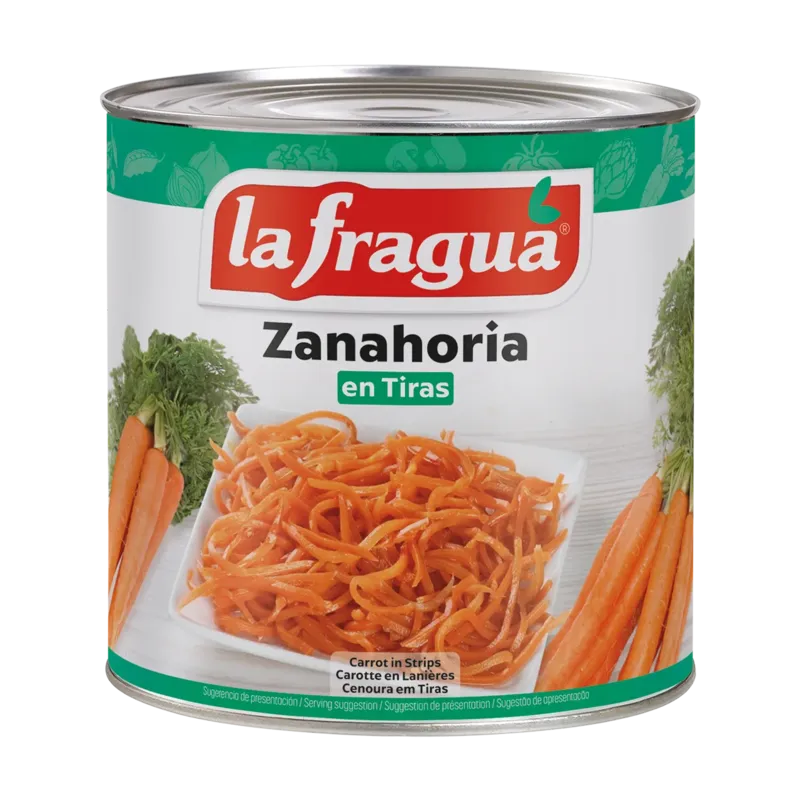 Zanahoria Rallada I Lata 3 kg · 6 unidades · La Fragua