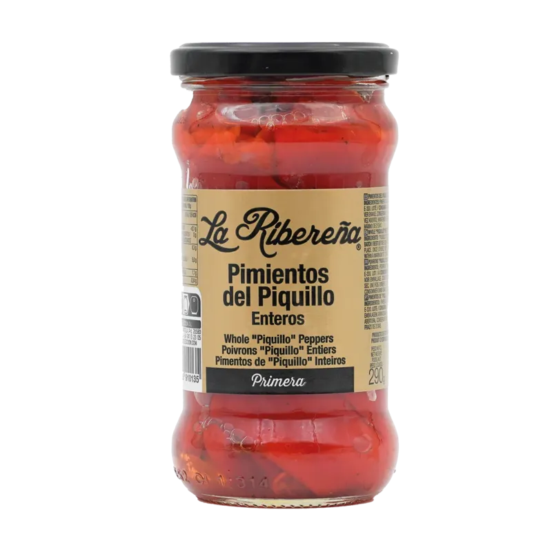 Pimiento Piquillo Entero I Tarro-314 · 12 unidades · La Fragua
